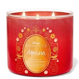 Disney Princess Moana Limited Edition 3 Wick Candle.